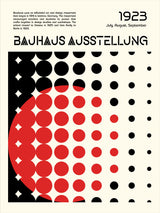 Bauhaus Ausstellung Poster och Canvastavla