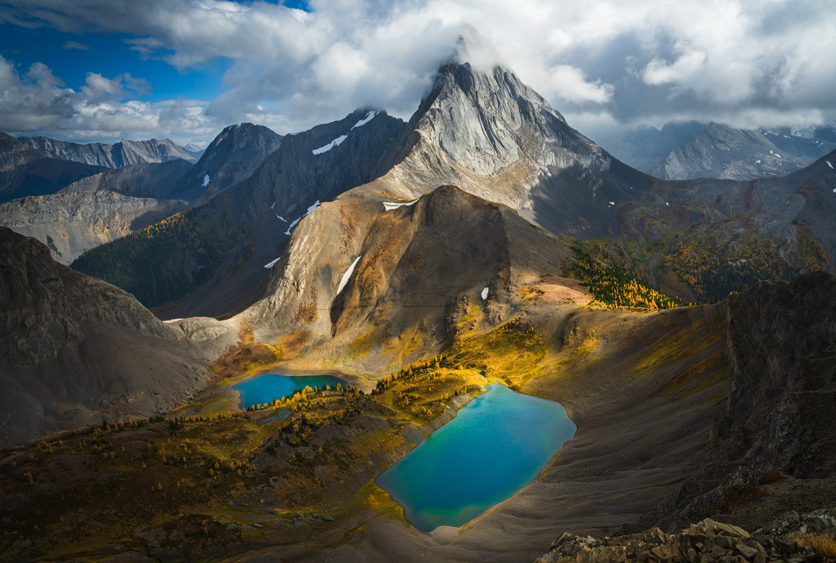 Mt Smutwood at Fall Poster och Canvastavla
