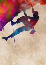 Mountaineer Sport Art 5 Poster och Canvastavla