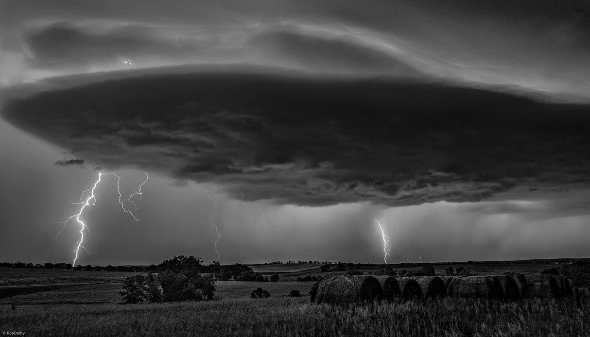 Night Lightning Poster och Canvastavla