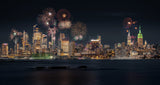 City lights and Sky Delights Poster och Canvastavla