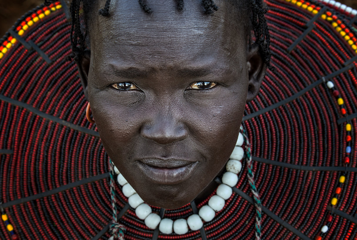 Pokot tribe woman - Kenya Poster och Canvastavla