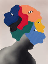 Sides of Masks Poster och Canvastavla