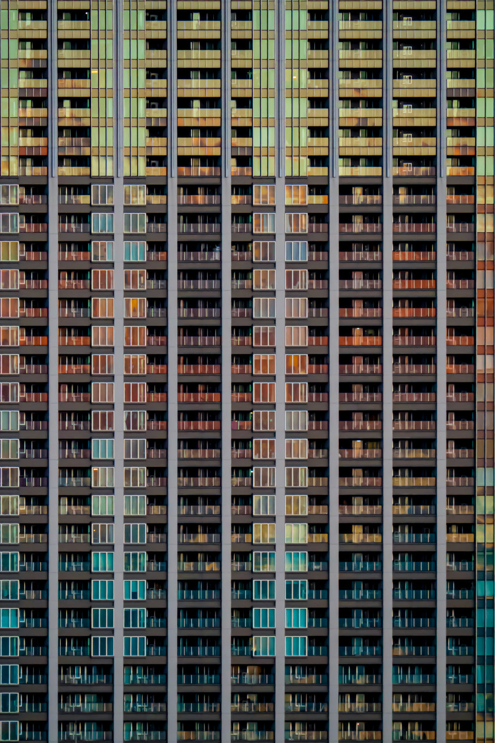 Evening Gradation Poster och Canvastavla