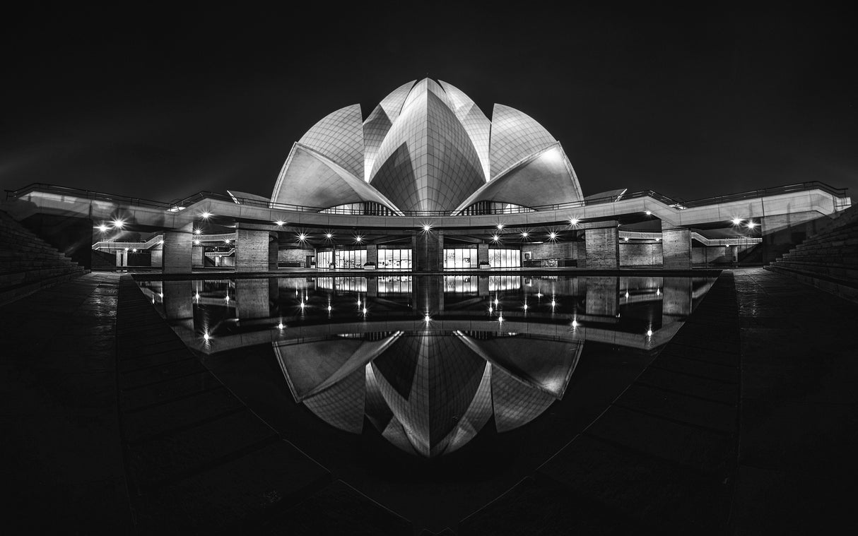 Lotus Temple Poster och Canvastavla