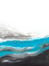 Aqua Wave Poster och Canvastavla