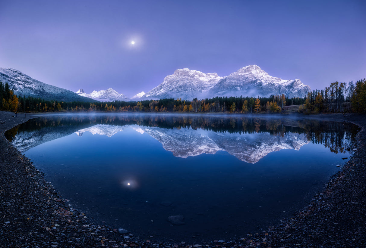 Beautiful Fall at Wedge Pond Poster och Canvastavla