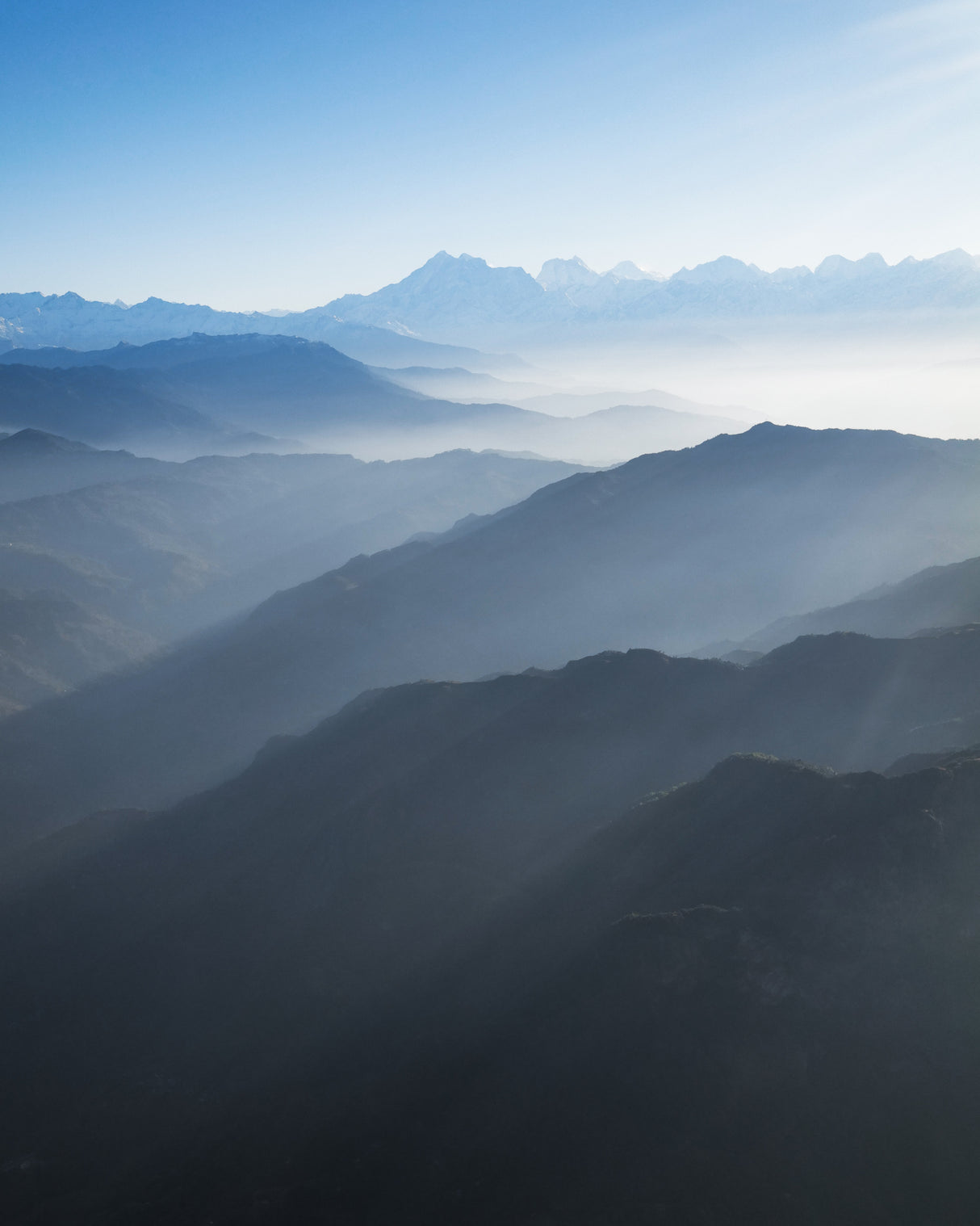 Subtle Beauty: A Unique Perspective of the Himalayas Poster och Canvastavla
