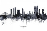 Mumbai Skyline India Bombay Poster och Canvastavla