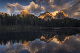 Mountain mirror Poster och Canvastavla