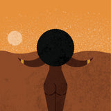 African Woman Poster och Canvastavla
