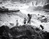 River quarry children Poster och Canvastavla