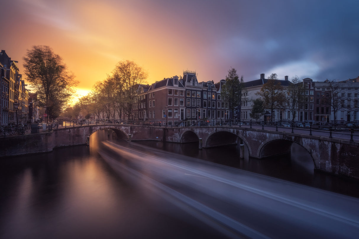 Amsterdam - Keizersgracht Poster och Canvastavla