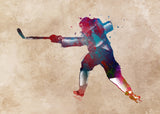 Hockey Sport Art 3 Poster och Canvastavla