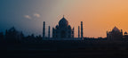 Sunset at Taj Poster och Canvastavla
