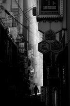 Walk in light and darkness Poster och Canvastavla