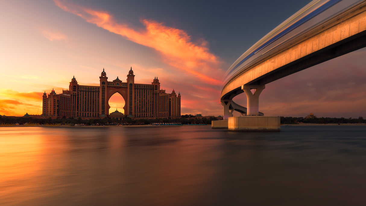 Atlantis Sunset Poster och Canvastavla