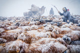 WInter migration and snow blizzards Poster och Canvastavla