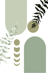 Boho in Green-1 Poster och Canvastavla