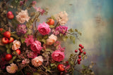 Fa Vintage Floral 66 Poster och Canvastavla
