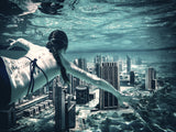 city diver Poster och Canvastavla