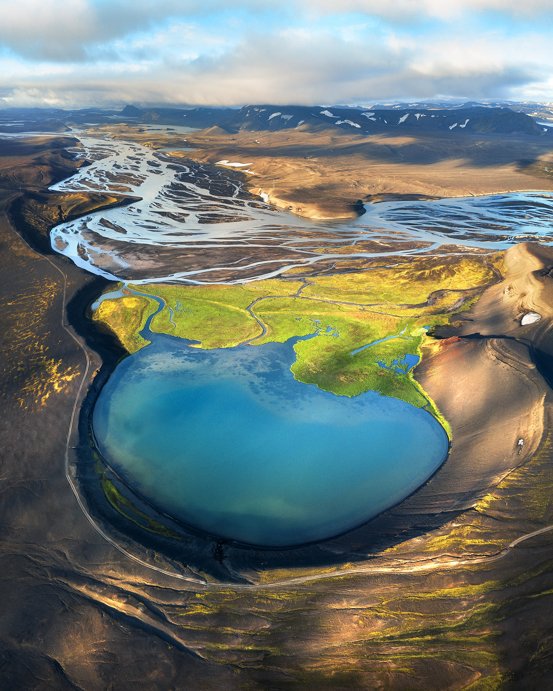 Highland Lakes - Iceland Poster och Canvastavla
