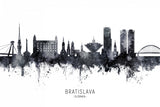 Bratislava Slovakia Skyline Poster och Canvastavla