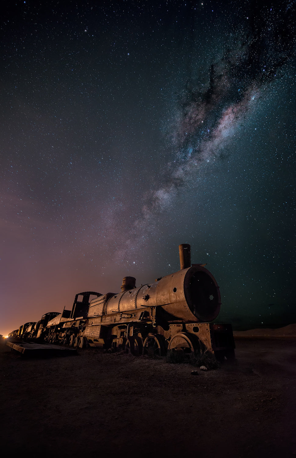 Night On The Galactic Railroad... Poster och Canvastavla