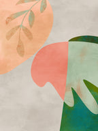 Cut out leaves Poster och Canvastavla