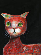 Red Cat Poster och Canvastavla