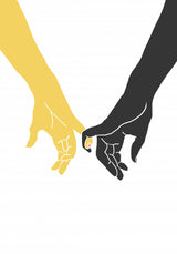 Hands Pinky Poster och Canvastavla