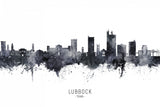 Lubbock Texas Skyline Poster och Canvastavla
