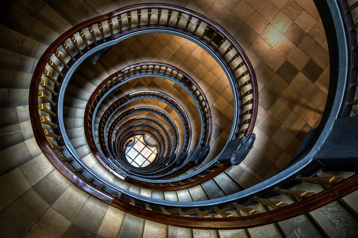 Staircase Poster och Canvastavla