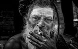 Man at the Pashupatinath Temple-IV - Kathmandu Poster och Canvastavla