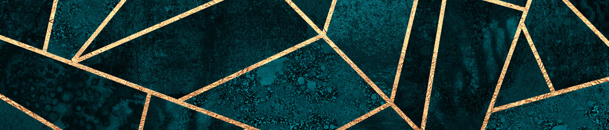 Deep Teal Stone Poster och Canvastavla