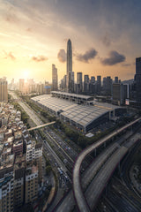 The light of Shenzhen Poster och Canvastavla