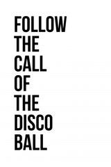 Disco Ball Poster och Canvastavla