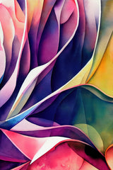 Nature Inspired Abstract Watercolor  (Day 110) Poster och Canvastavla