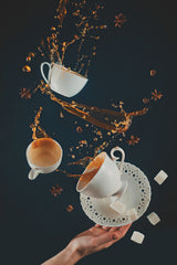 Coffee Mess Poster och Canvastavla