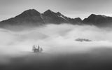 Floating in the mountains Poster och Canvastavla