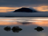 Evening lake Poster och Canvastavla