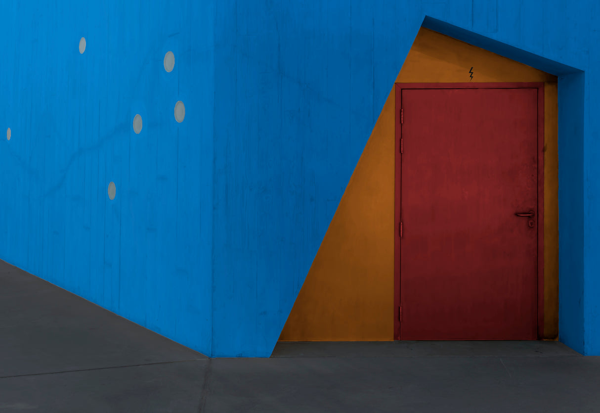 Colorful Door Poster och Canvastavla