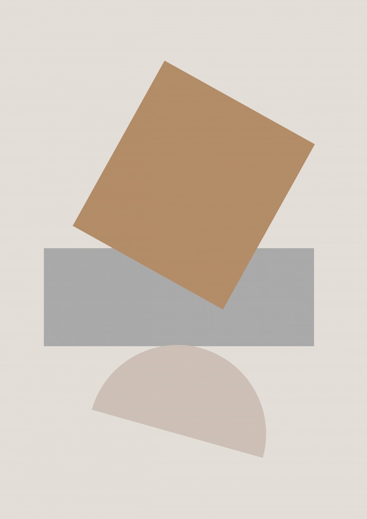 Contemporary Abstract 14 Poster och Canvastavla