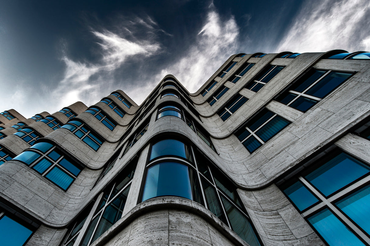 Blue Windows Poster och Canvastavla