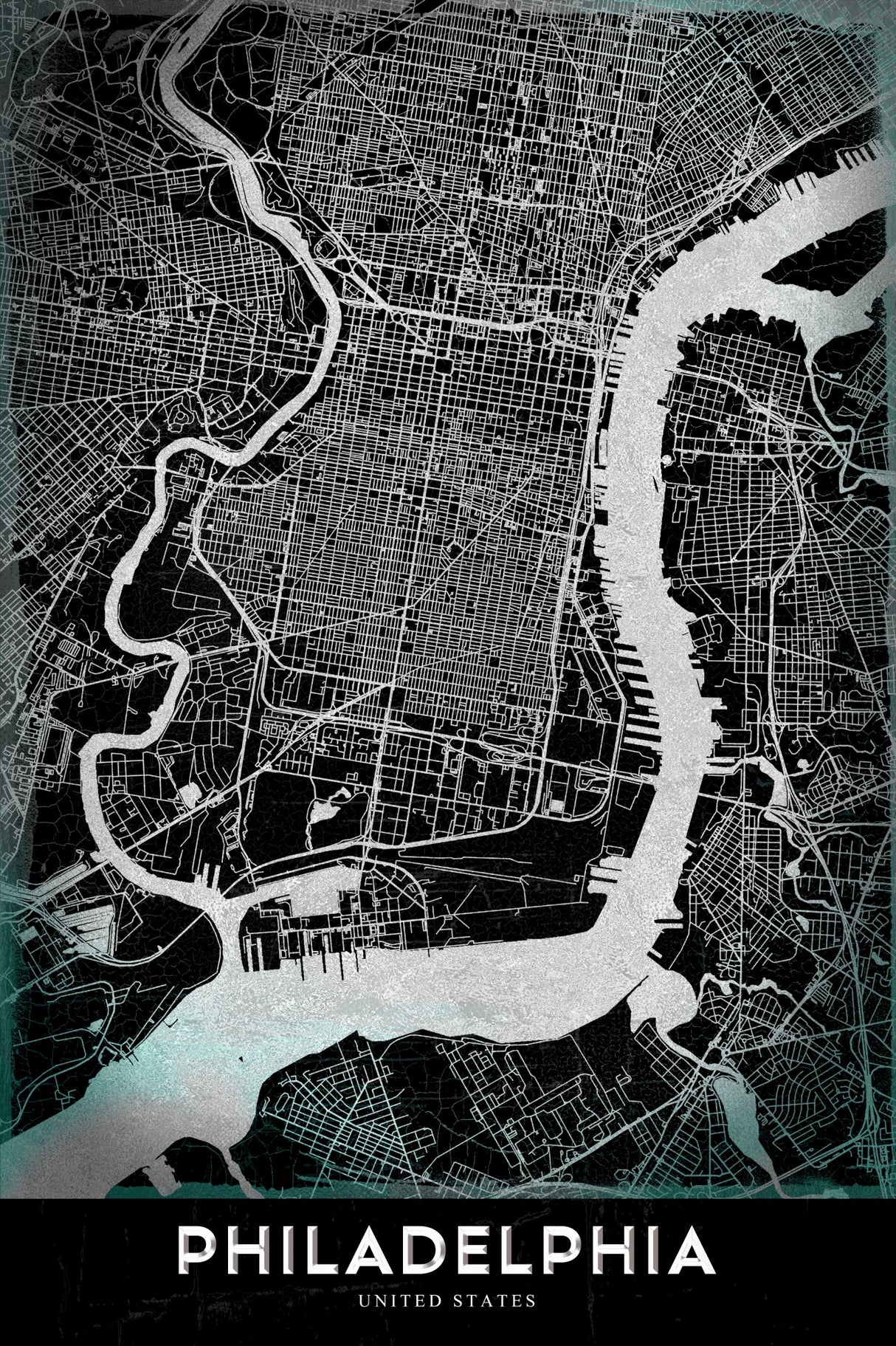 PHILADELPHIA Poster och Canvastavla