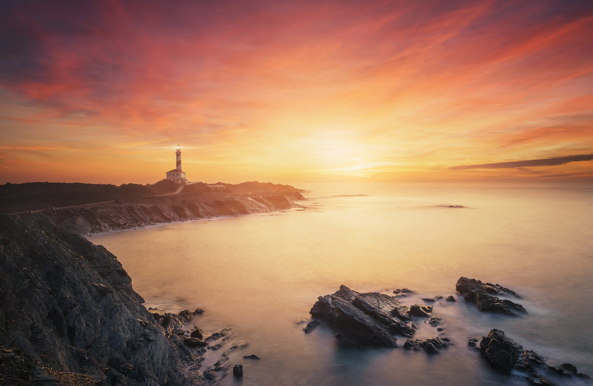Favaritx sunrise 7R20215 Poster och Canvastavla