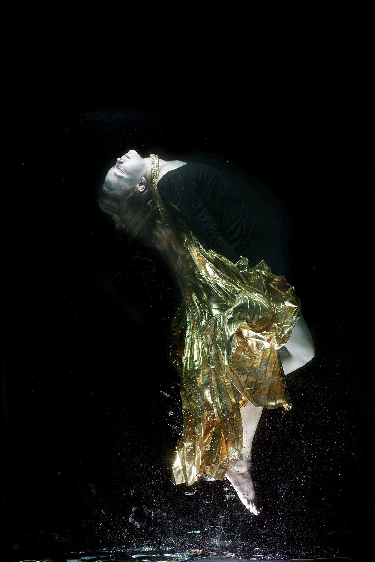 underwater artistic portrait shooting Poster och Canvastavla