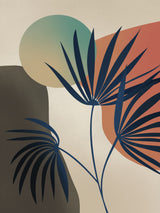 Boho Tropical Painting Poster och Canvastavla