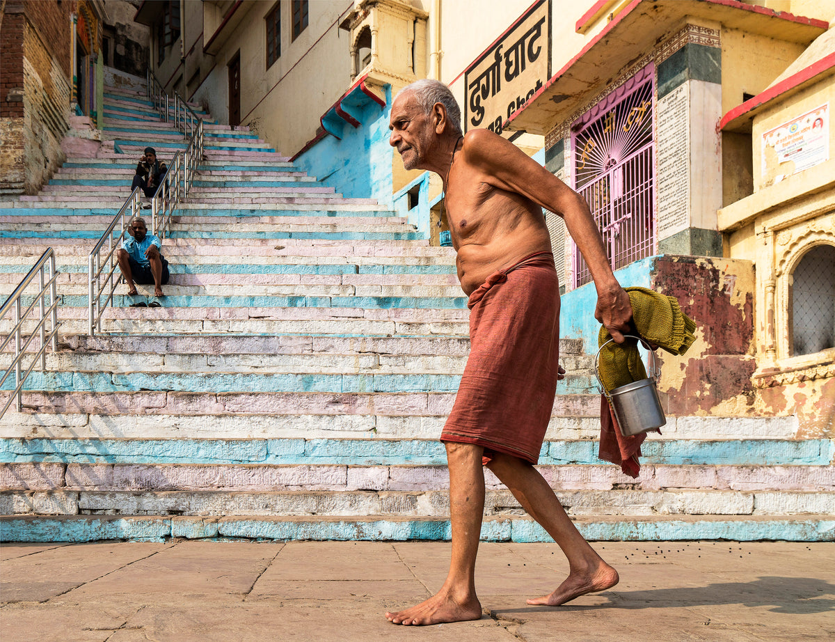 Varanasi from Ganges River Poster och Canvastavla