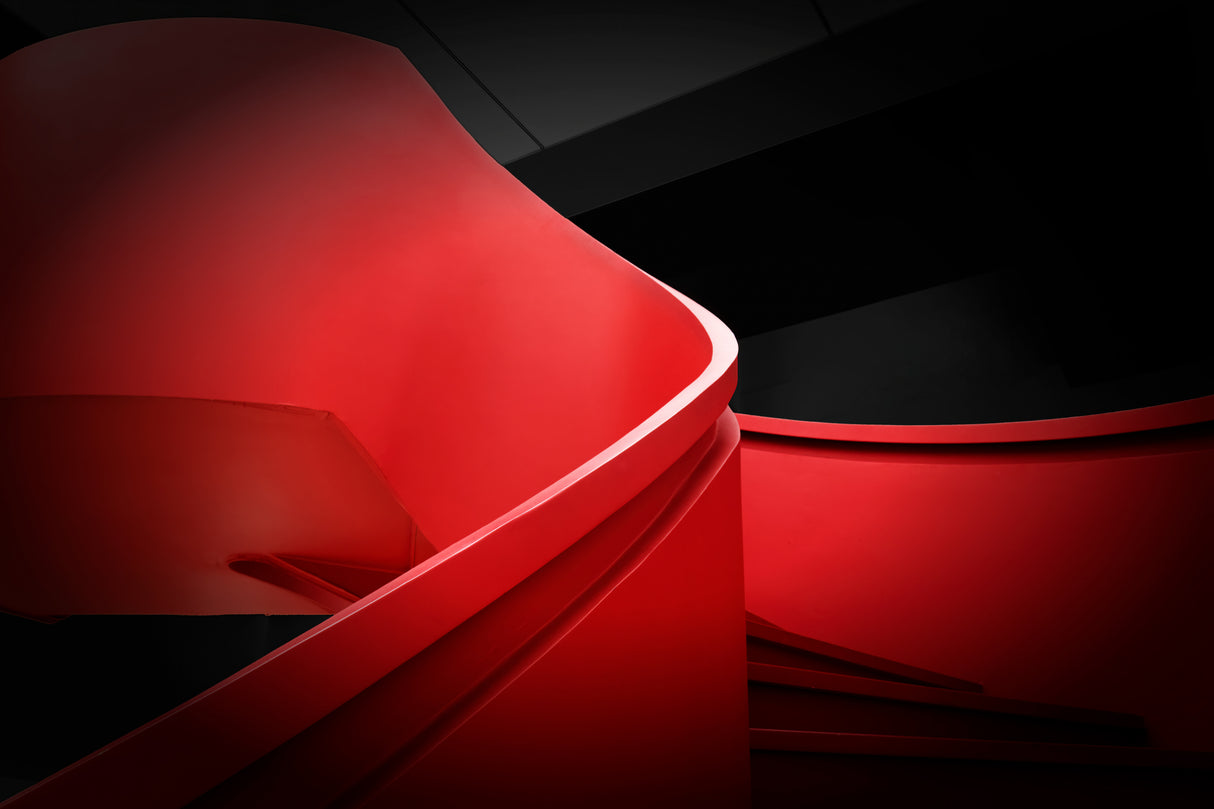 Curve on the Staircase Poster och Canvastavla